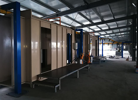 Powder Spraying Conveyor Line Essential Features and Industry Applications